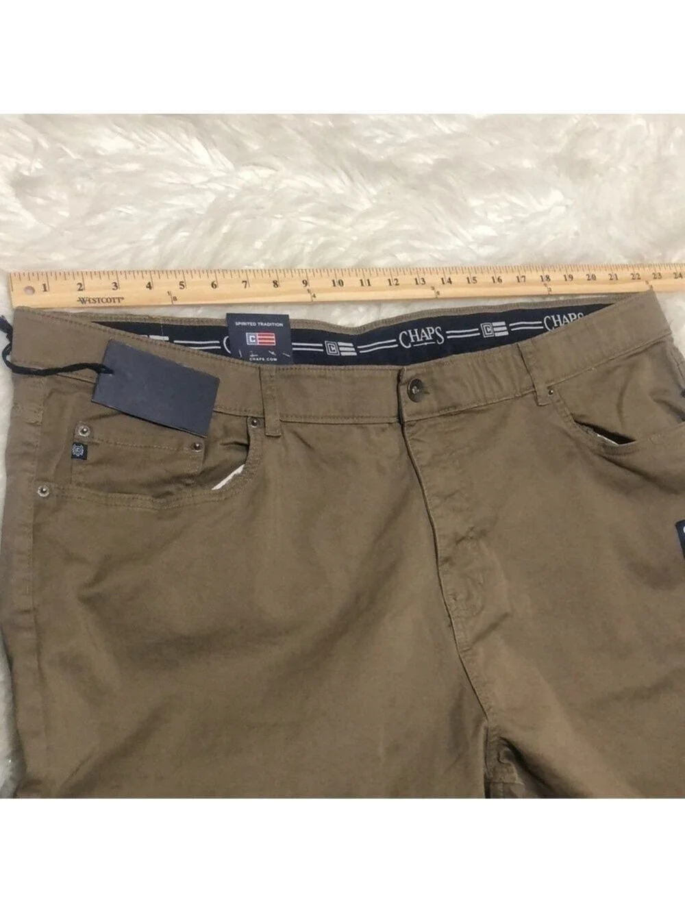Chaps Slim Straight Chino Pants Sz 44 X 32